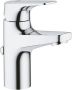 GROHE BauFlow Wastafelmengkraan S-size trekwaste eengreeps 1-gats 170mm hoogte 90mm uitloop vast chroom - Thumbnail 1