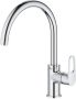 GROHE BauFlow Keukenmengkraan eengreeps 332mm hoogte 207mm hoogte kraanmond 223mm voorsprong uitloop hoog draaibaar chroom - Thumbnail 1