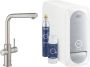 Grohe blue home Keukenkraan uittrekbare l uitloop supersteel geborsteld 31539DC0 - Thumbnail 1