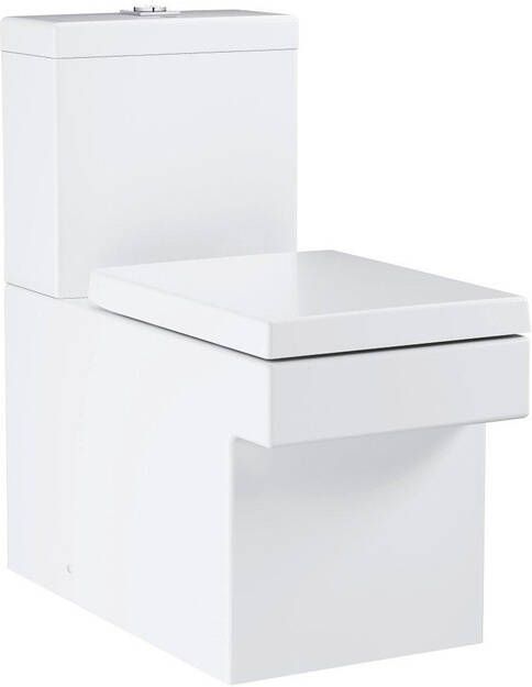 Grohe Cube keramiek staand duobloc closet spoelrandloos Pureguard wit 3948400H