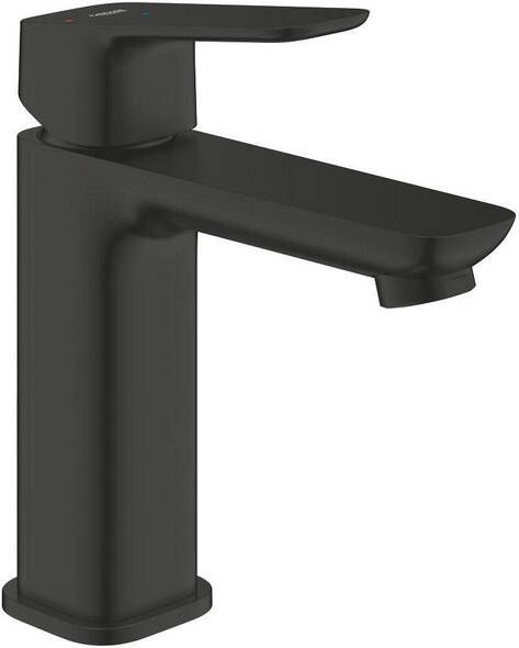 Grohe Cubeo Wastafelmengkraan M-size uitloop 11.6cm opbouw mat zwart 1017572430