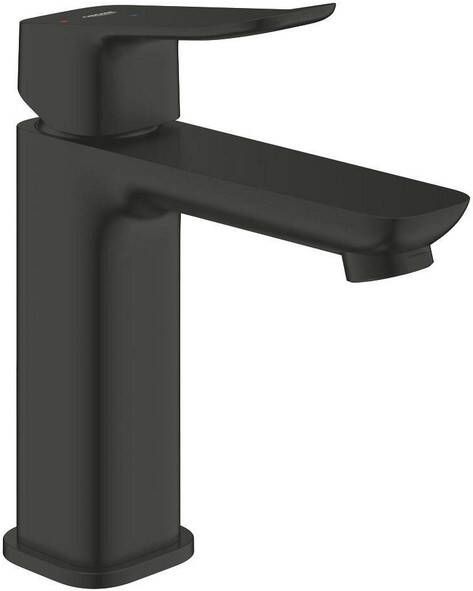 Grohe Dice Wastafelmengkraan m-size opbouw koude start klikwaste mat zwart 1018362430