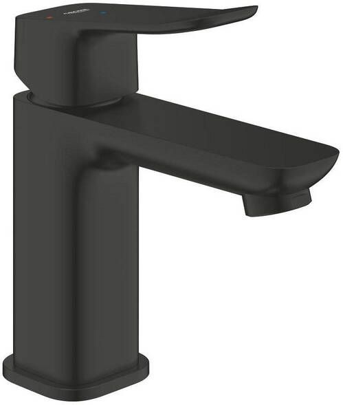 Grohe Dice Wastafelmengkraan s-size opbouw koude start klikwaste mat zwart 1018612430