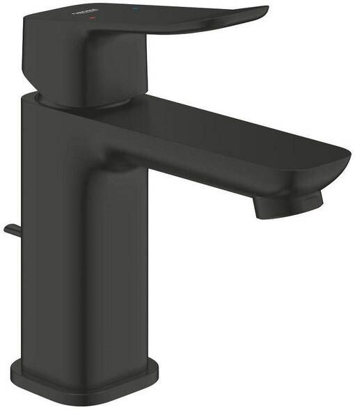 Grohe Dice Wastafelmengkraan s-size opbouw trekwaste mat zwart 1018562430