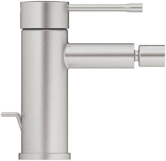 Grohe Essence 1-gats bidetkraan S-size m. waste Supersteel 24178DC1
