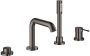 Grohe Essence badrandcombinatie met omstel inclusief staafhanddouche hard graphite 25251A01 - Thumbnail 1