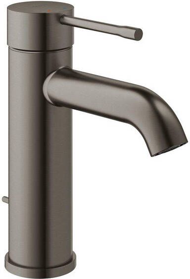 GROHE Essence New Wastafelmengkraan S-size trekwaste eengreeps 1-gats 174mm hoogte 116mm uitloop vast hard graphite geb