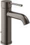 GROHE Essence New Wastafelmengkraan S-size trekwaste eengreeps 1-gats 174mm hoogte 116mm uitloop vast hard graphite geb - Thumbnail 1