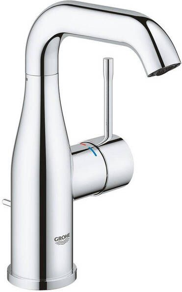 Grohe Essence Wastafelkraan Opbouw uitloop 11.4cm M-size hoge draaibare uitloop waste chroom 24173001