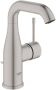 Grohe Essence Wastafelkraan Opbouw uitloop 11.4cm M-size hoge draaibare uitloop waste supersteel 24173DC1 - Thumbnail 1