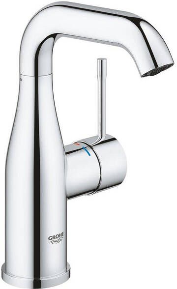 Grohe Essence Wastafelkraan Opbouw uitloop 11.4cm M-size met gladde body inclusief push-open waste chroom 24181001