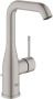 Grohe Essence Wastafelkraan Opbouw uitloop 12.7cm L-size hoge draaibare uitloop waste supersteel 24174DC1 - Thumbnail 1