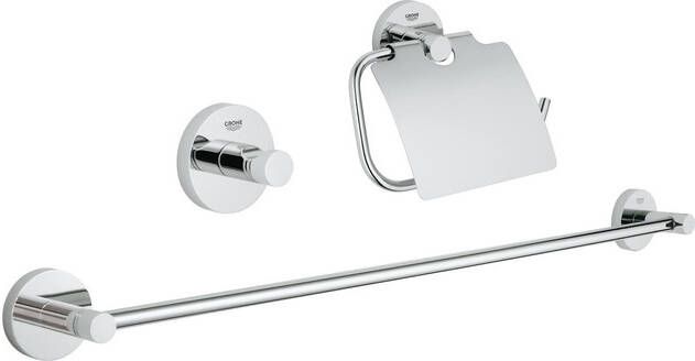 Grohe Essentials accessoireset 3 in 1 chroom 40775001