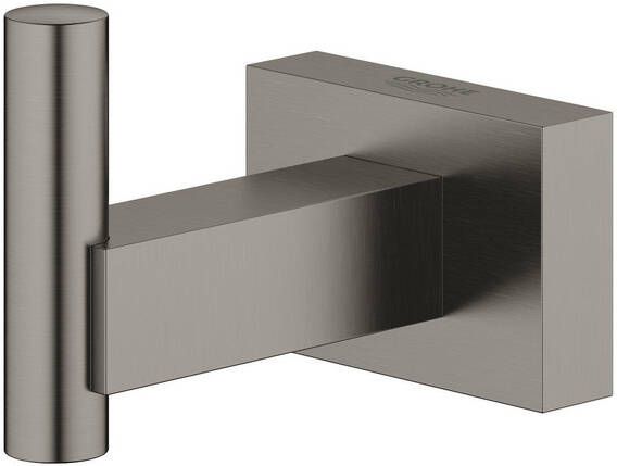 GROHE Essentials Cube Handdoekhaak enkel metaal hard graphite geborsteld 40511AL1