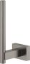 Grohe Tweedekans Essentials Cube reserverolhouder 4 2x6x12 1cm hard graphite geborsteld 03912 - Thumbnail 1