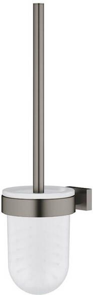 GROHE Essentials Cube closetborstelgarnituur wandmontage verchroomd rond staf met inzet 375x96x125mm 40513AL1