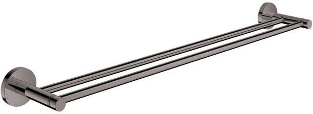 GROHE Essentials Handdoekhouder rond wand 2x stang 2 gats 600mm functioneel hard graphite