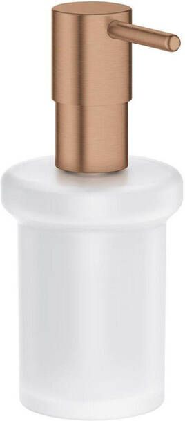 GROHE Essentials Zeepdispenser 160ml vulhoeveelheid metaal glas warm sunset geborsteld