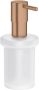 GROHE Essentials Zeepdispenser 160ml vulhoeveelheid metaal glas warm sunset geborsteld - Thumbnail 1