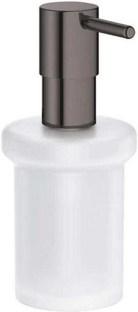 GROHE Essentials Zeepdispenser 160ml vulhoeveelheid metaal glas hard graphite