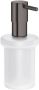 GROHE Essentials Zeepdispenser 160ml vulhoeveelheid metaal glas hard graphite - Thumbnail 1