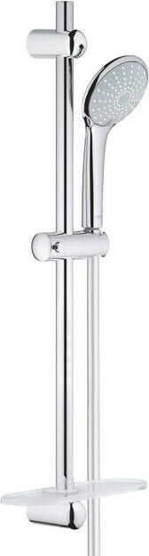 Grohe Euphoria 110 Duo Glijstangset 60cm ronde handdouche 2 straalsoorten gladde doucheslang met zeepschaal chroom 27230001