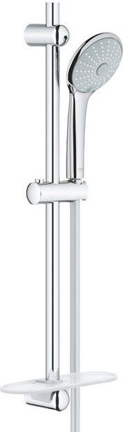 Grohe Euphoria 110 Massage Glijstangset 60cm ronde handdouche 3 straalsoorten gladde doucheslang met zeepschaal chroom 27231001