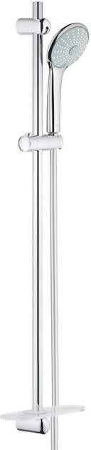 Grohe Euphoria 110 Massage Glijstangset 90cm ronde handdouche 3 straalsoorten gladde doucheslang met zeepschaal chroom 27226001