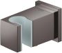 GROHE Euphoria Cube Wandaansluitbocht met houder beveiligd tegen terugstroming G1 2" metaal hard graphite geborsteld - Thumbnail 2