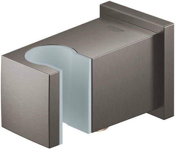 Grohe Euphoria Cube wandaansluitbocht met wandhouder brushed hard graphite 26370AL0