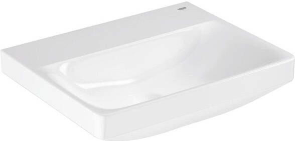 Grohe Euro Ceramic Wastafel 55x44cm zonder kraangat zonder overloop alpine wit 102431sh00