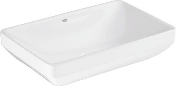 Grohe Euro Ceramic Wastafel 60x40cm opbouw alpine wit 102434sh00