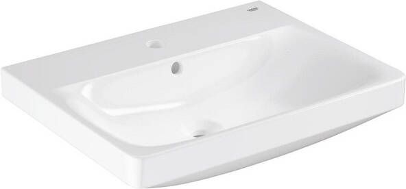 Grohe Euro Ceramic Wastafel 60x47cm met kraangat met overloop alpine wit 102415sh00