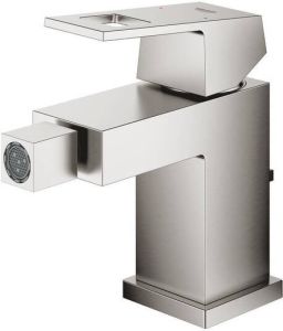 Grohe Eurocube 1-gats bidetkraan m. waste supersteel 23138DC0