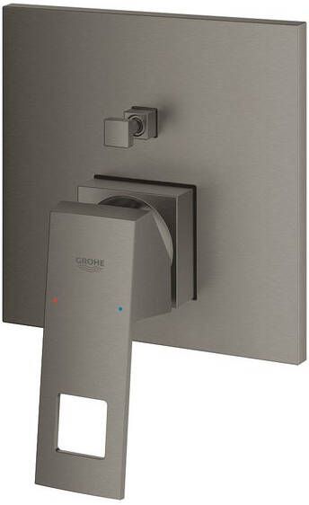 Grohe Eurocube afbouwdeel v. inbouw badkraan m. omstel brushed hard graphite 24062AL0