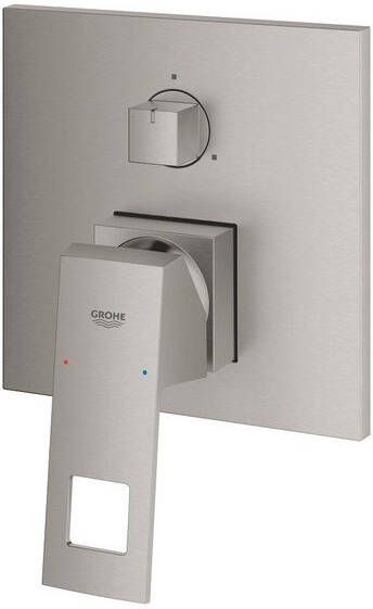 Grohe Eurocube afbouwdeel v. inbouw mengkraan m. 3 functies omstelling supersteel 24094DC0