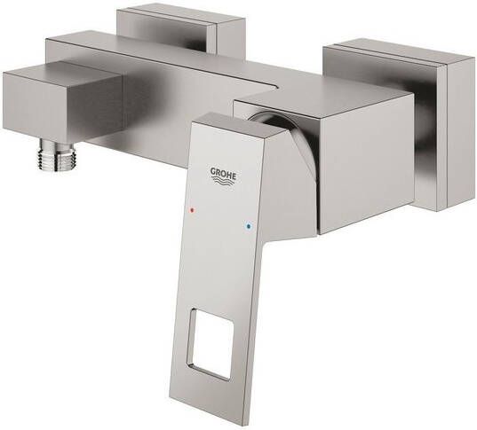 Grohe Eurocube douchekraan z. omstel m. koppelingen HOH=15cm supersteel 23145DC0 - Foto 2