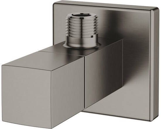 Grohe Eurocube hoekstopkraan 1 2 brushed hard graphite 22012AL0