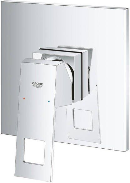 Grohe Eurocube Inbouwthermostaat 1 knop zonder omstel chroom 24061000