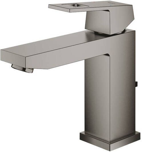 GROHE Eurocube Wastafelmengkraan M size trekwaste eengreeps 1 gats 109mm hoogte 133mm uitloop vast hard graphite geborsteld - Foto 1