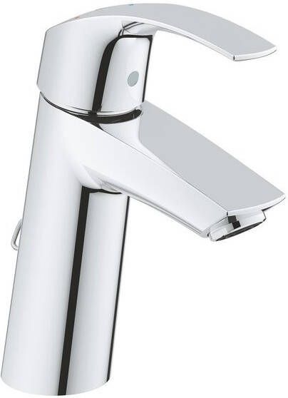 GROHE Eurosmart Wastafelmengkraan M size ES ketting eengreeps 1 gats 169mm hoogte 110mm uitloop vast chroom