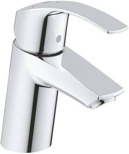 Grohe Eurosmart 1 gats wastafelkraan S size met 35mm ES cartouche(koude start)chroom 32154002