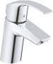 Grohe Eurosmart 1 gats wastafelkraan S size met 35mm ES cartouche(koude start)chroom 32154002 - Thumbnail 1