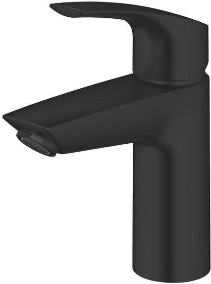 Grohe Eurosmart Wastafelmengkraan S-size met push-open waste recht matte black 239222433