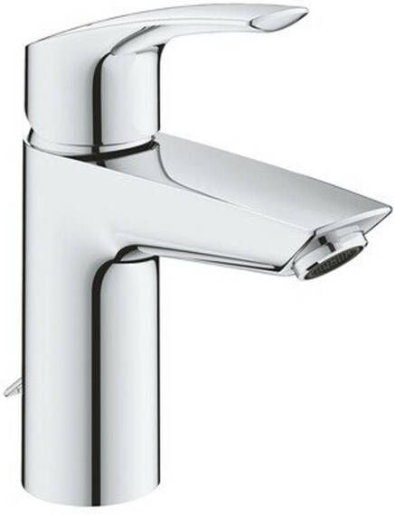 Grohe Eurosmart wastafelmengkraan SSize metalen hendel SilkMove StarLight EcoJoy verzonken ketting FastFixation chroom 33188003