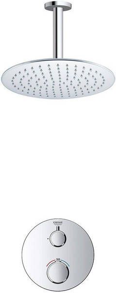 Grohe Fortifura GROHE Grohtherm Regendoucheset Inbouw 1 functie met Fortifura hoofddouche 25cm plafondarm 20cm chroom SW236914 SW105953 SW720552 SW377830