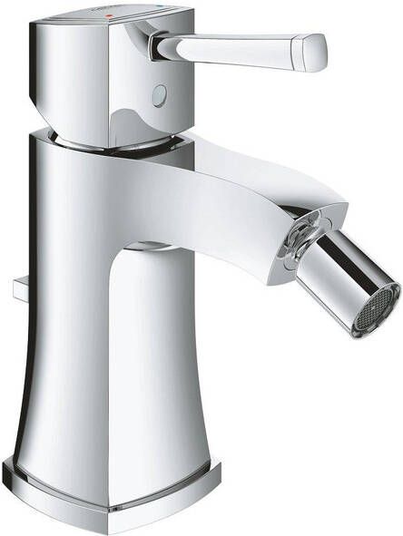 Grohe Grandera bidetkraan met waste met kogelgewricht perlator chroom 23315000