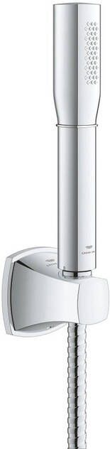 Grohe Grandera Stick Handdoucheset 1 straalsoort staaf met houder metalen slang 150cm chroom 26901000