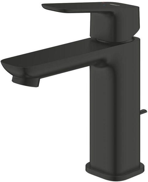 Grohe Cubeo Wastafelmengkraan M-size uitloop 11.6cm opbouw zwart mat 1017562430