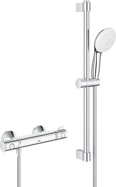 Grohe Grohtherm 800 comfortset 150mm met koppelingen 60cm chroom 34565002